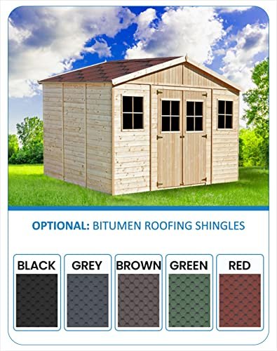 Timbela Wooden Garden Shed - Apex Shiplap Wooden Shed - Image 3
