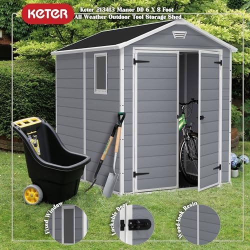 Keter SPIG9 Keter Manor Outdoor Shed - Image 8